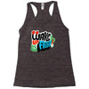 wake up and fight Racerback Tank