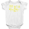 yellow submarine blueprint Baby Onesie