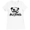 angry panda Ladies Fitted T-Shirt