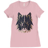 polygon wolf Ladies Fitted T-Shirt