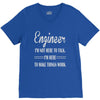 i'm not here to talk V-Neck Tee
