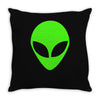 uomo alieno ufo stampa verde fluo divertente mitiche Throw Pillow