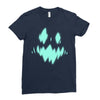 halloween face Ladies Fitted T-Shirt