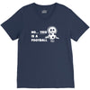 no this is a football V-Neck Tee