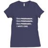 i'm a programmer computer code Ladies Fitted T-Shirt