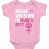 Girls Just Want to Have Fundamental Rights Baby Onesie