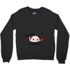 August Peeking Out Baby Boy in Spanish Crewneck Sweatshirt