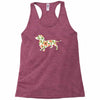 dachshund flower Racerback Tank