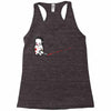 sad psycho Racerback Tank