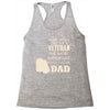 veteran dad 2 Racerback Tank