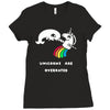 unicorns are overrated Ladies Fitted T-Shirt