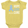 hope love cure stomach cancer awareness Baby Bodysuit