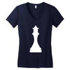 Chess Queen Family Matching Women's V-Neck T-Shirt