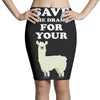 Save The Drama For Your Lama Pencil Skirts
