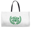 Vegan Power Weekender Totes