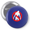 no zombies Pin-back button