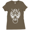 final fantasy cloudy wolf Ladies Fitted T-Shirt
