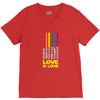 Lightsaber Rainbow V-Neck Tee