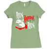 run hippie run Ladies Fitted T-Shirt