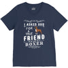 true friend (boxer) V-Neck Tee