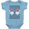 ugly santa noel Baby Bodysuit