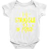 the struggle is real Baby Onesie