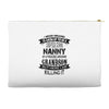 Super Cool Nanny Of A Freaking Awesome Grandson Accessory Pouches