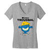 monsieur troudbal Women's V-Neck T-Shirt