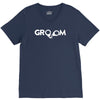 groom handcuffs funny V-Neck Tee
