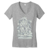 battle fungale Women's V-Neck T-Shirt