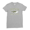 she was short, fat and had a big mouth! Ladies Fitted T-Shirt
