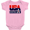 usa basketball logo Baby Onesie