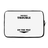 Double Trouble On The Way Laptop sleeve