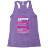 quens are born in august Racerback Tank