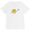 vintage space V-Neck Tee