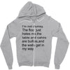 i'm not clumsy Zipper Hoodie