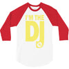 im a dj graphic tee mens 3/4 Sleeve Shirt