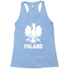 poland polska polish football flag new Racerback Tank