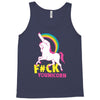 gay pride f#ck younicorn funny rude unicorn Tank Top