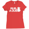 rub a dub Ladies Fitted T-Shirt