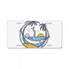 skull summer License Plate