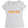 favorite pumpkin Women's Triblend Scoop T-shirt