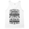 Real Kings Are Born On December 10 Tank Top