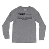 Feminist Noun Long Sleeve Shirts