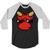 devil face 2 3/4 Sleeve Shirt