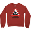 warning descent Crewneck Sweatshirt