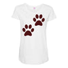 feet Maternity Scoop Neck T-shirt