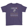 capricorn christmas ugly sweater Youth Tee