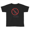 no cell phones Toddler T-shirt