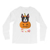 haloween french bulldog Long Sleeve Shirts